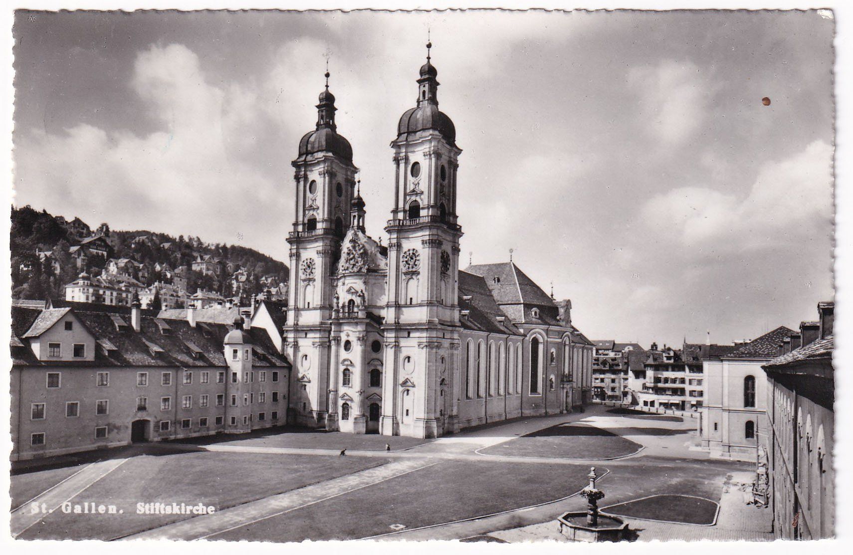 Cartoline postali: St. Gallen Stiftskirche  1954 – Usato da Cormoret venduto da Pascalll2001