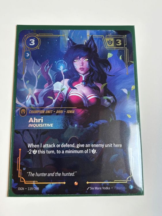 Riftbound Ahri Inyuisitive (League of Legends TCG) (Neu (gemäss ...