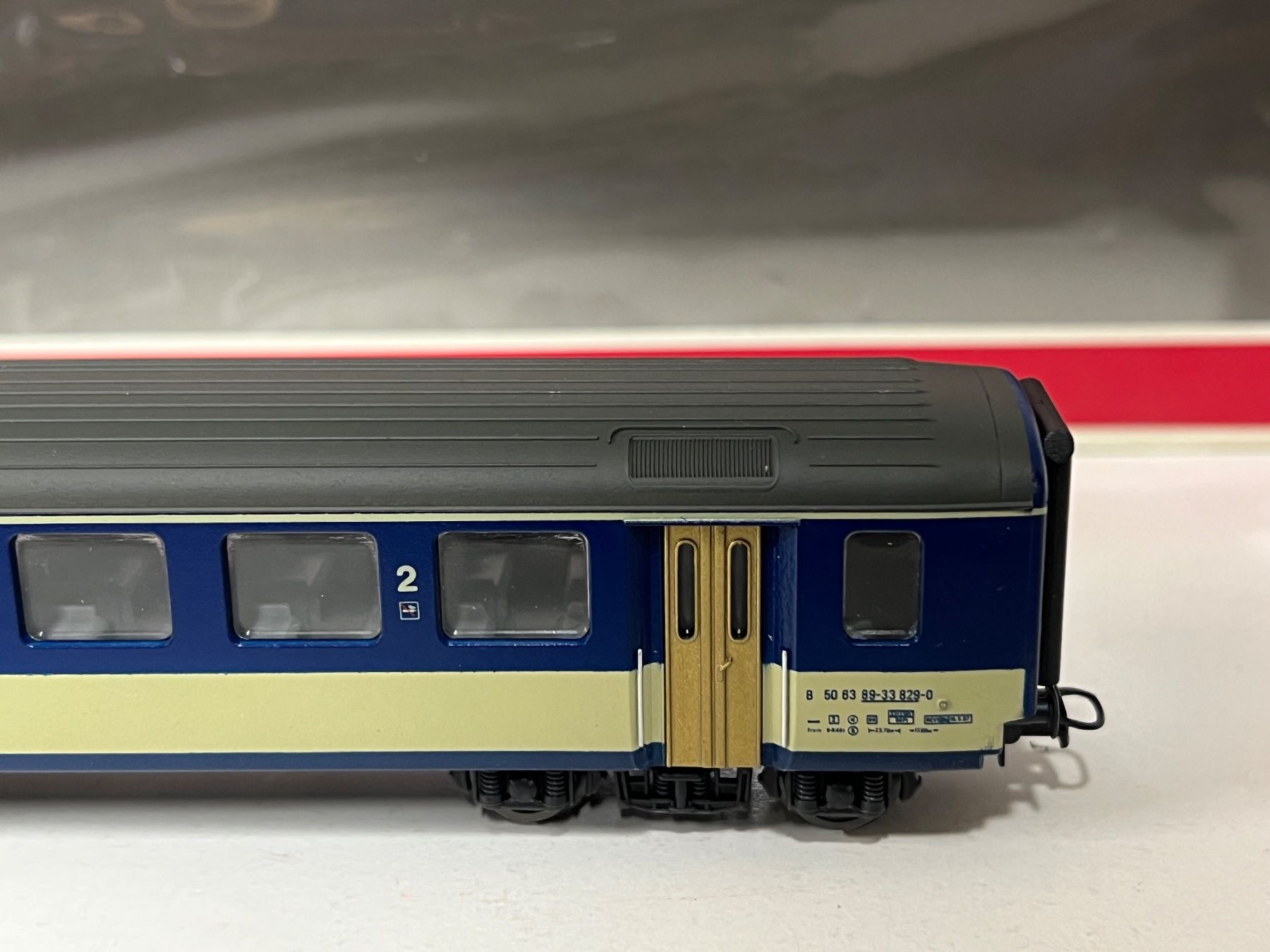 Lima Modellini di ferrovie: Lima 30 9296K BLS LÖTSCHBERGBAHN 2.Kl. H0 DC – Usato da Geroldswil venduto da TopTrain54 3