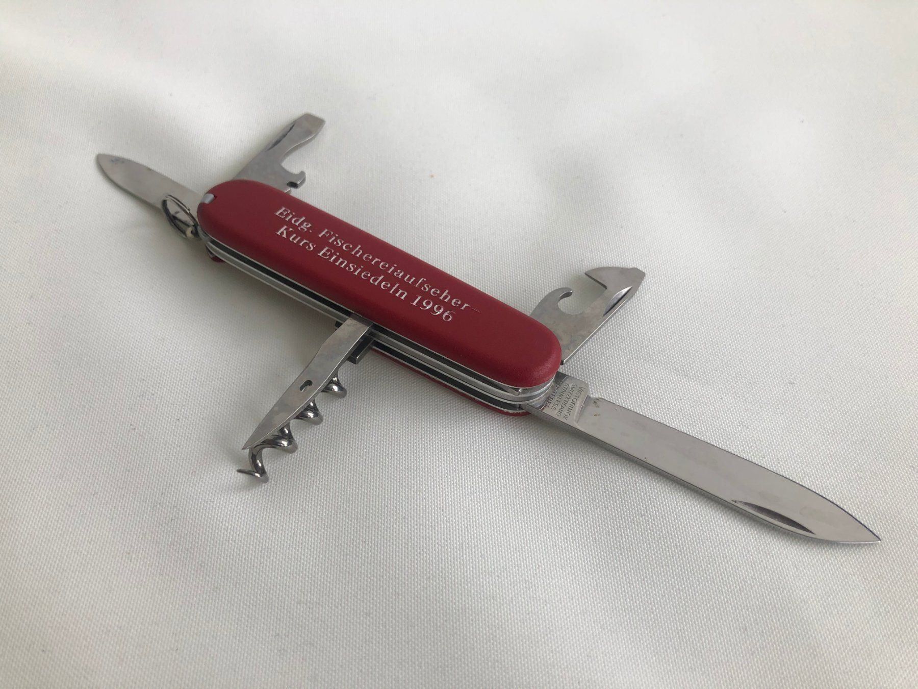 Victorinox Coltelli tascabile: Taschenmesser Victorinox 1996 Einsiedeln – Usato da Nussbaumen AG venduto da Pika-Shop 3