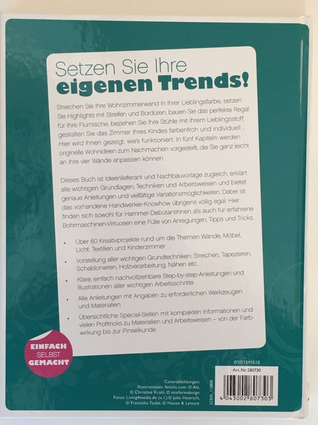 Libri: Buch - Kreative Wohnideen – Nuovo (secondo la descrizione) da Winterthur venduto da Green-Future 1
