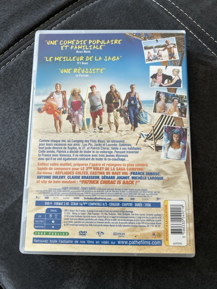 Tous les DVDs: Camping 3 DVD film – D'occasion à Yverdon-les-Bains par Satim1 1
