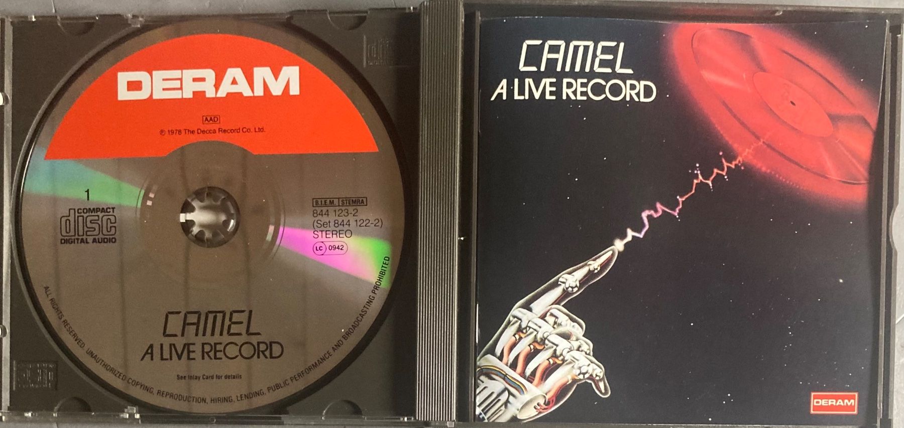 CDs: CAMEL - A LIVE RECORD – D'occasion à Poliez-Pittet par Newtown-Records 2