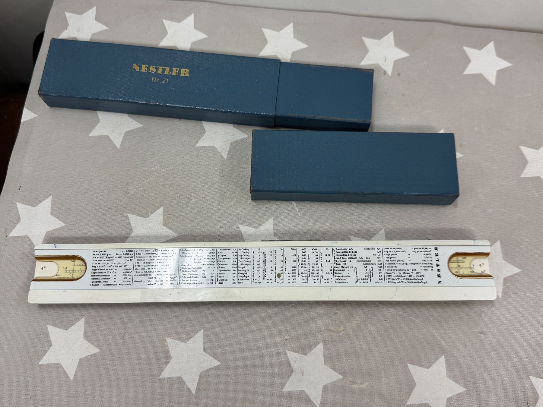 Faber-Castell Calcolatrici tascabili: Rechenschieber Nestler Nr. 21 – Usato da Rafz venduto da Powacaddy 1