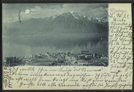 Montreux, carte clair de lune