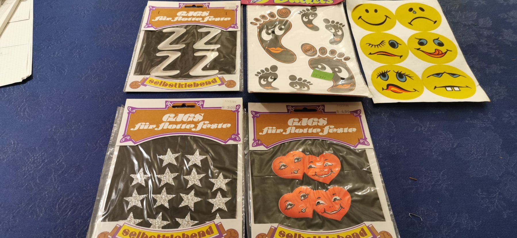 Sticker: 1 PREIS= 6 SORTIMENTE STICKERS – Nuovo e nell'imballaggio originale da Aadorf venduto da lisepeter
