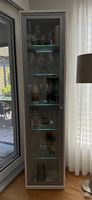 Glasvitrine mit beleuchtbaren Böden