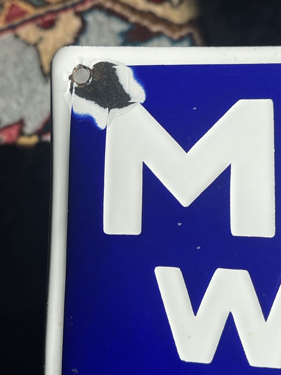 Maggi Insegne: Plaque en émail – Usato da Lutry venduto da meg_pk9l 2