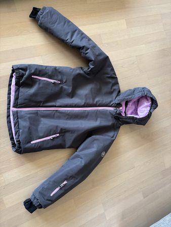 Skijacke Color Kids schwarz lila Grösse 164 