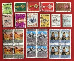 EUROPA CEPT SCHWEIZ 565 - 567 MONACO SUOMI AUS 1968-1975 GE