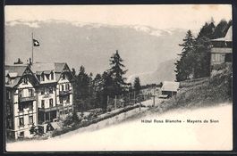 AK Mayens de Sion, Hotel Rosa Blanche