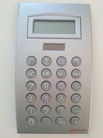 Calculatrice solaire 8 chiffres à l'écran, ajustable