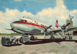 Swissair   ZH  -   Flugzeug in Berlin