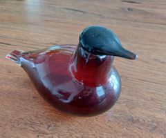 Bird, Glas-Vogel, original MUURLA Finnland