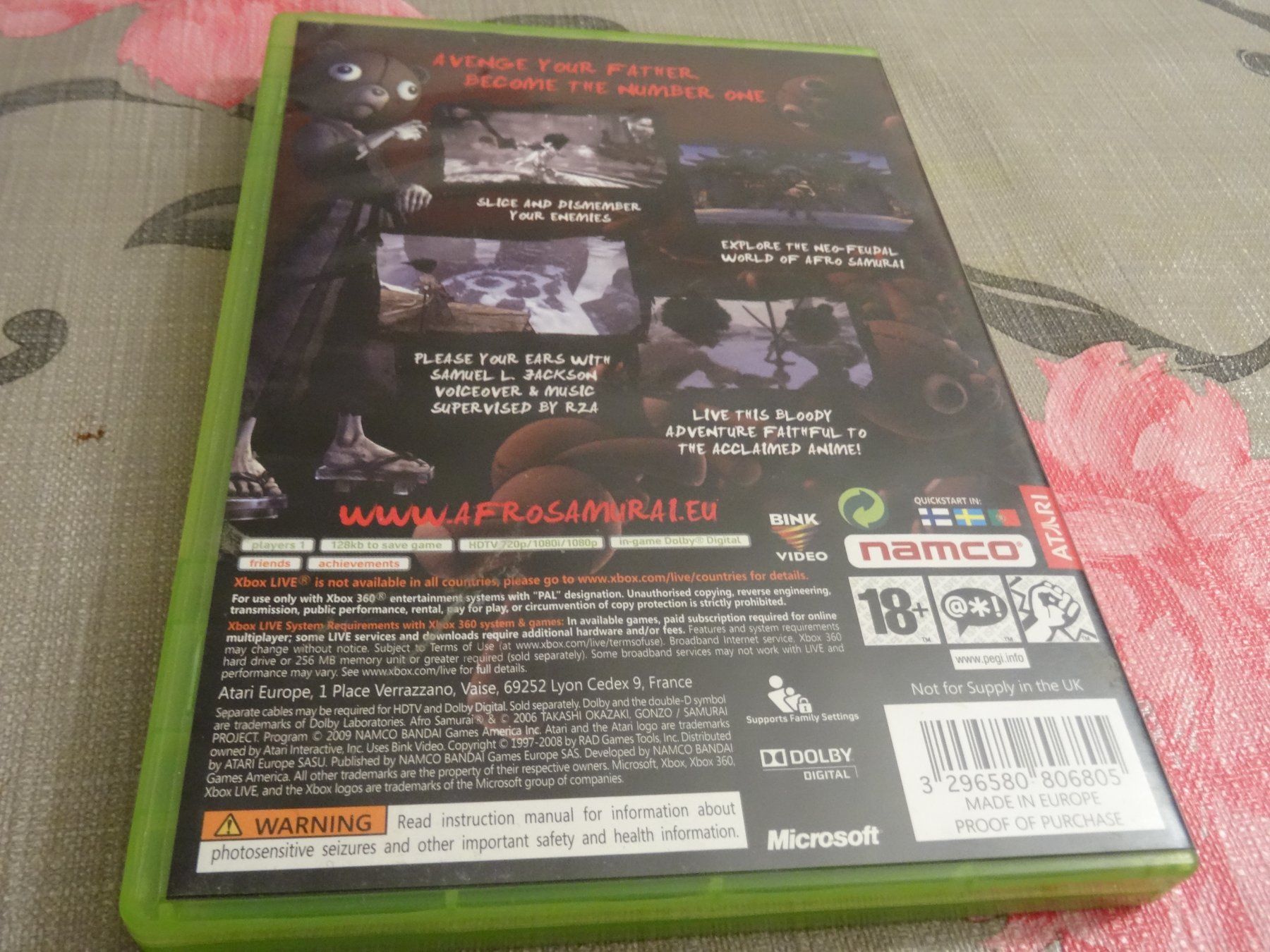 Microsoft Giochi: Afro Samurai - Xbox 360 – Usato da Olten venduto da Disc-Ausverkauf 2