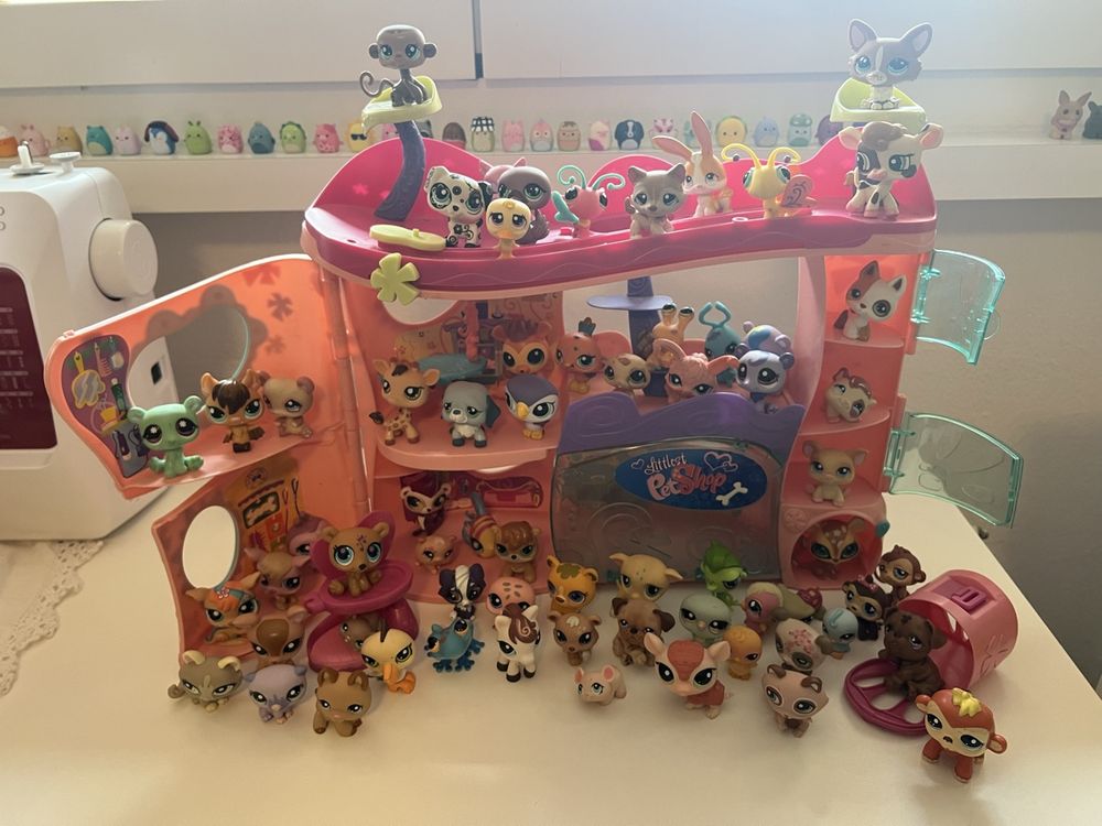 Littlest Pet Shop LPS Sammlung Haus mit 65 Figuren (Gebraucht) in ...