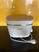 Tostapane Philips bianco con coperchio legno ottime condi...