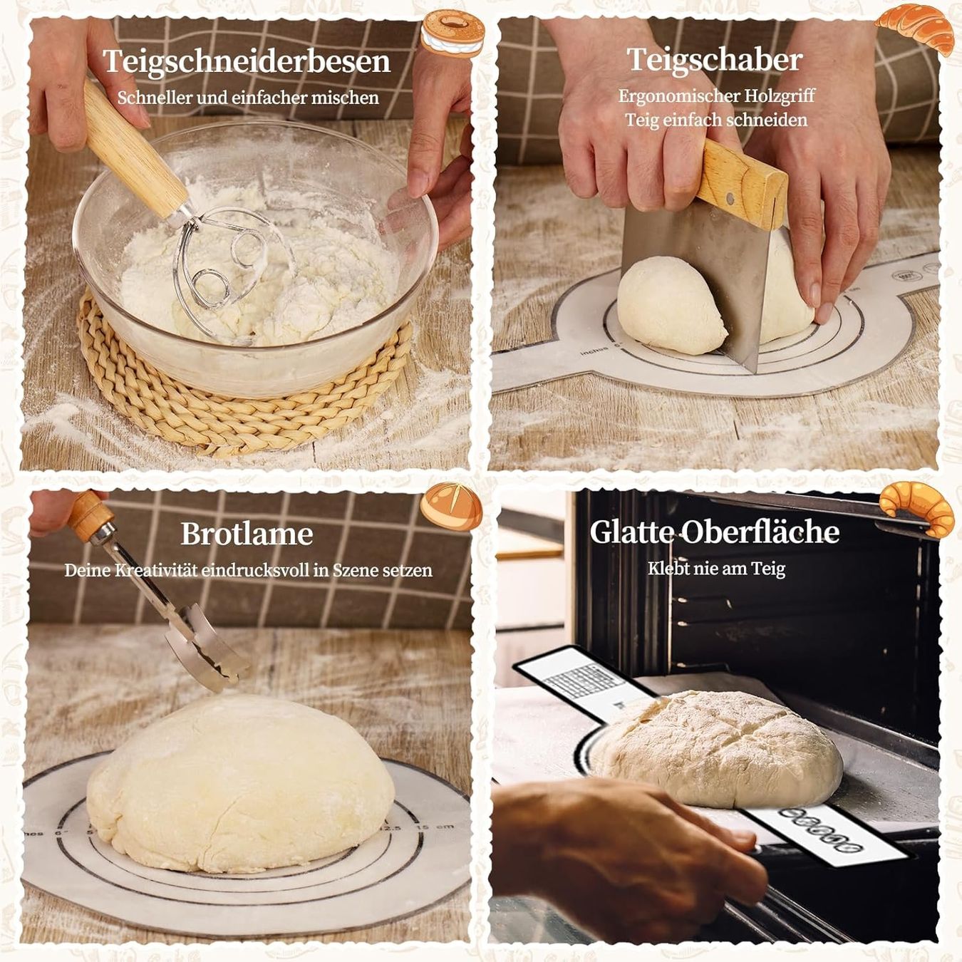 Appareils de cuisine: Sauerteig Starter Set mit Gärglas 700ml und Gärkörbchen – Neuf avec emballage d'origine à St. Gallen par sch_zsz7 6