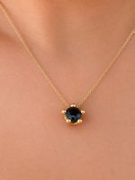 Collier 18 Karat Gelbgold (750) mit Spinell 1.5 ct 