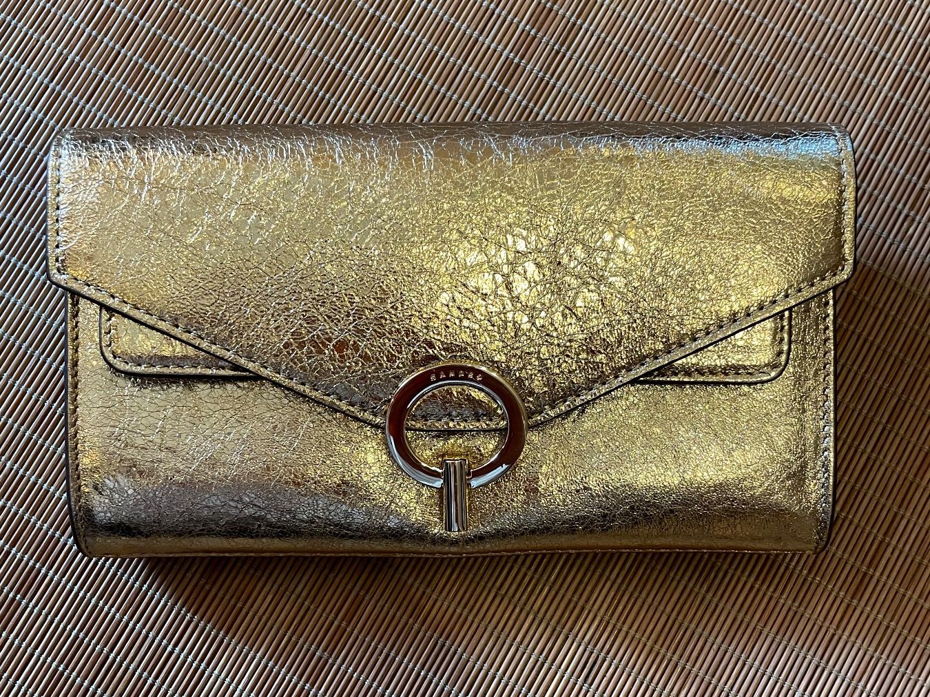 Sandro Borse da donna: SANDRO Clutch / Abendtasche, Gold – Usato da Zürich venduto da Chr_81 1