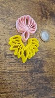 Ton Ausstecher Set fuer Ohrringe Polymer Clay Fimo 2 Stueck