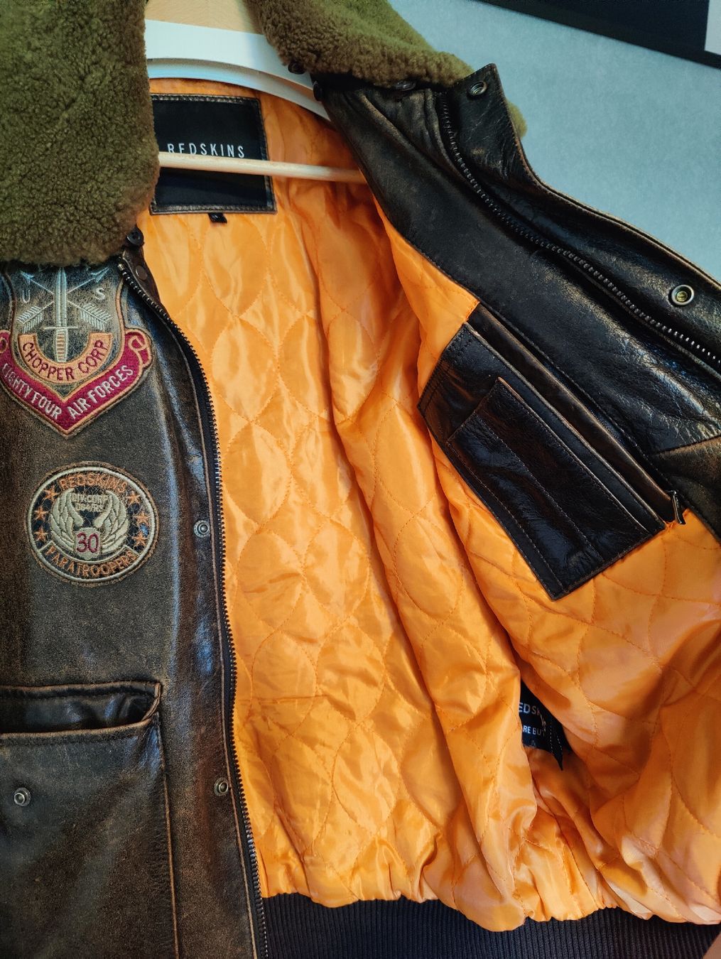 Redskins Giacche: Redskins Lederjacke/Pilotenjacke L – Nuovo (secondo la descrizione) da Zollikofen venduto da Ninu_359 4