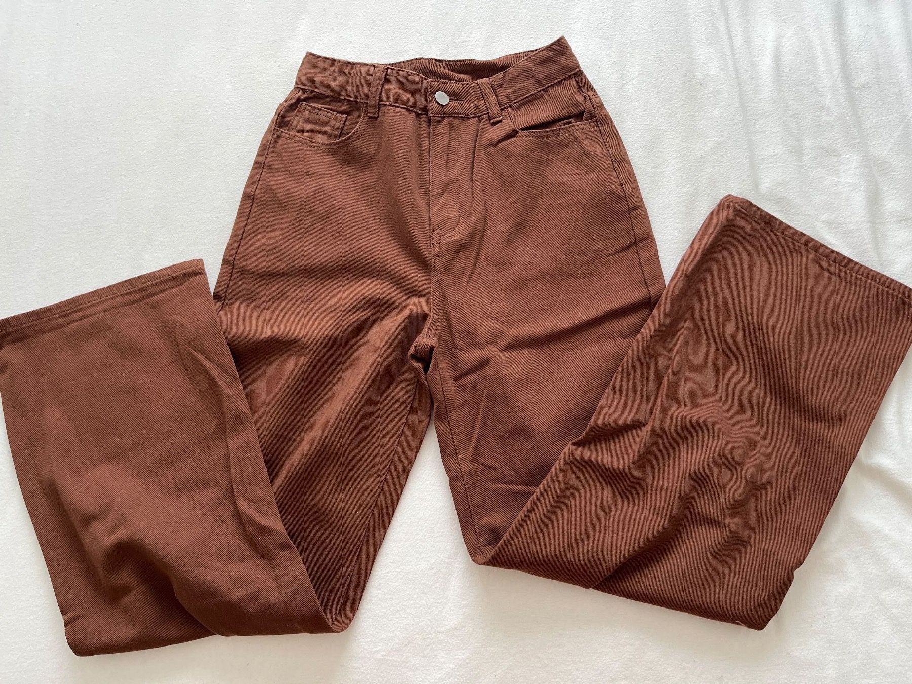 Shein Jeans: SHEIN Braune Jeans gr XS 34 – Neu (gemäss Beschreibung) aus Adligenswil von Phoenix2017