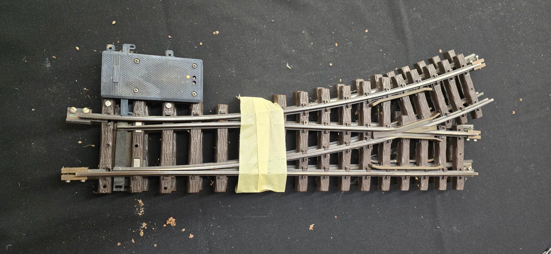 Märklin Modellini di ferrovie: Weiche links 120cm LGB – Usato da Russikon venduto da Pedro20