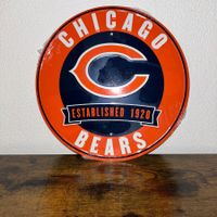 🏈 NFL Chicago Bears Schild (Ø 30cm) (Lizenziert & OVP)