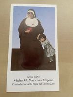  Madre M. Nazarena Majone mit Text Andachtsbild