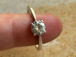 Silberring Gr. 58 Zirkonia PANDORA