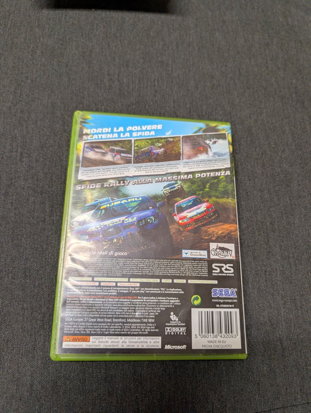 Giochi: Sega rally Microsoft Xbox 360 – Usato da Giubiasco venduto da Ticinerd 1