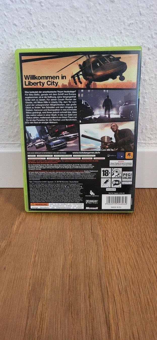Microsoft Giochi: Xbox 360 - Grand Theft Auto 4 – Usato da Münsingen venduto da DigitaleSpielecke 1