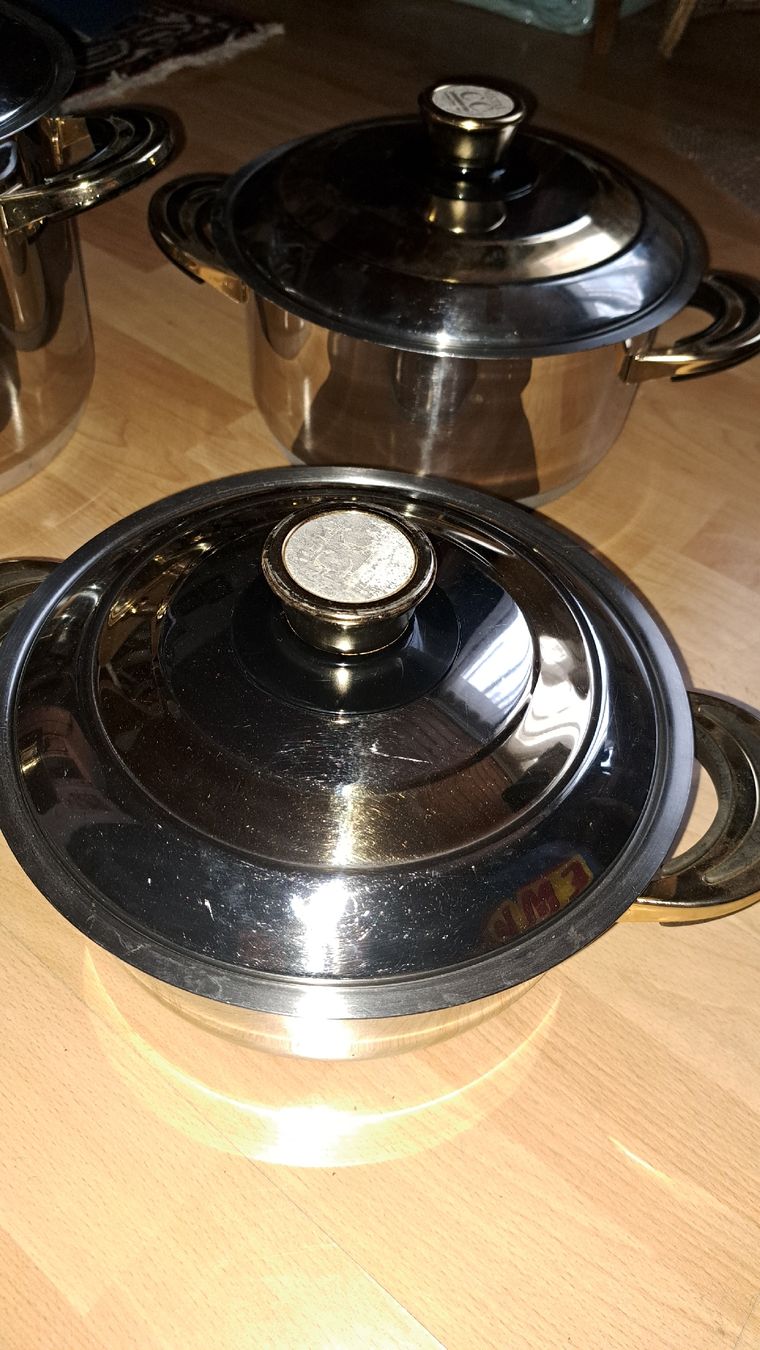 Padelle: Pfannenset Neuwertig  – Nuovo (secondo la descrizione) da Kölliken venduto da Upcycling-by-Mc-TAM 1