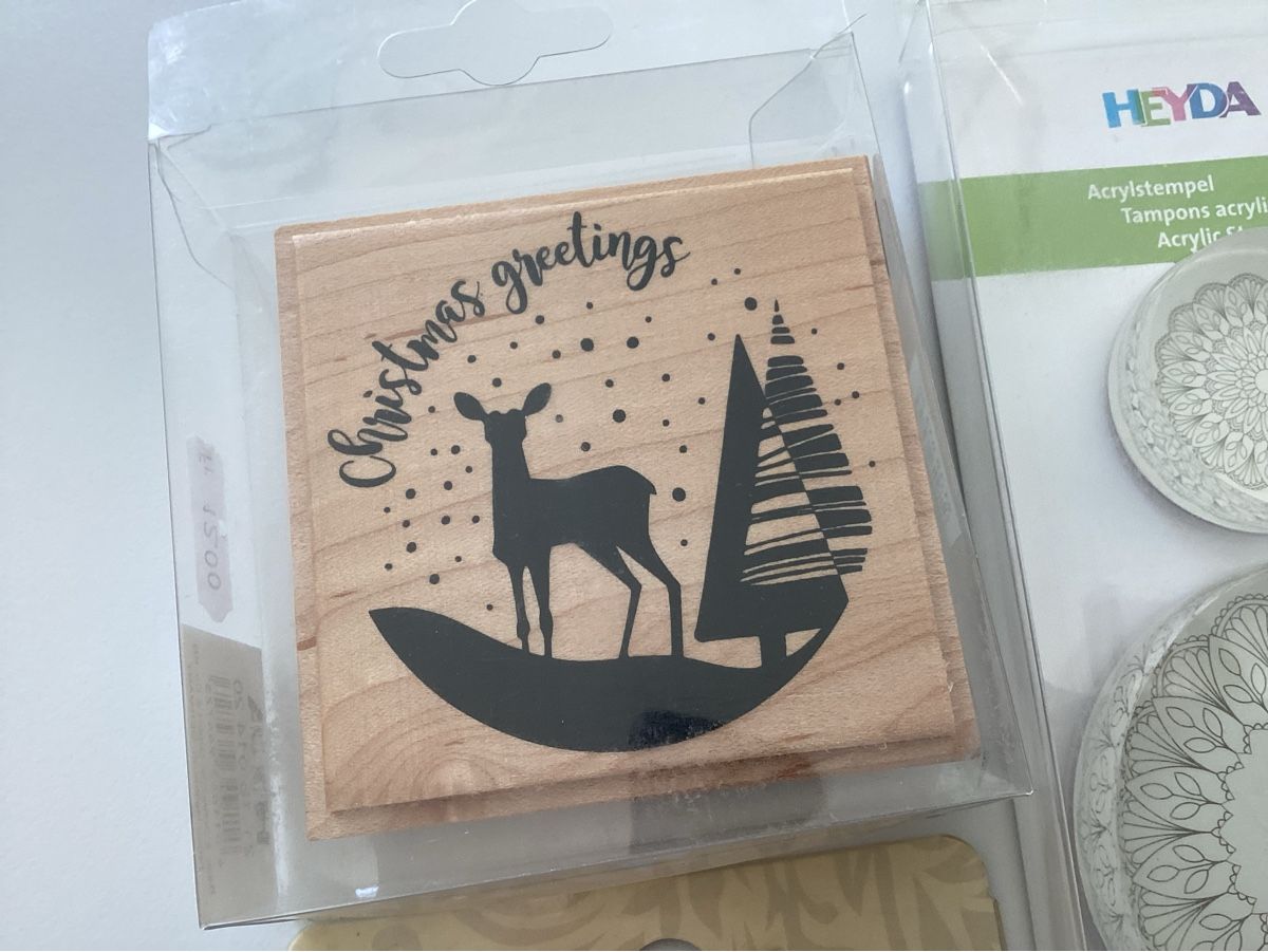 Bastelsets: Stempelset und Stanzer – Neu und originalverpackt aus Schüpfheim von W010 1