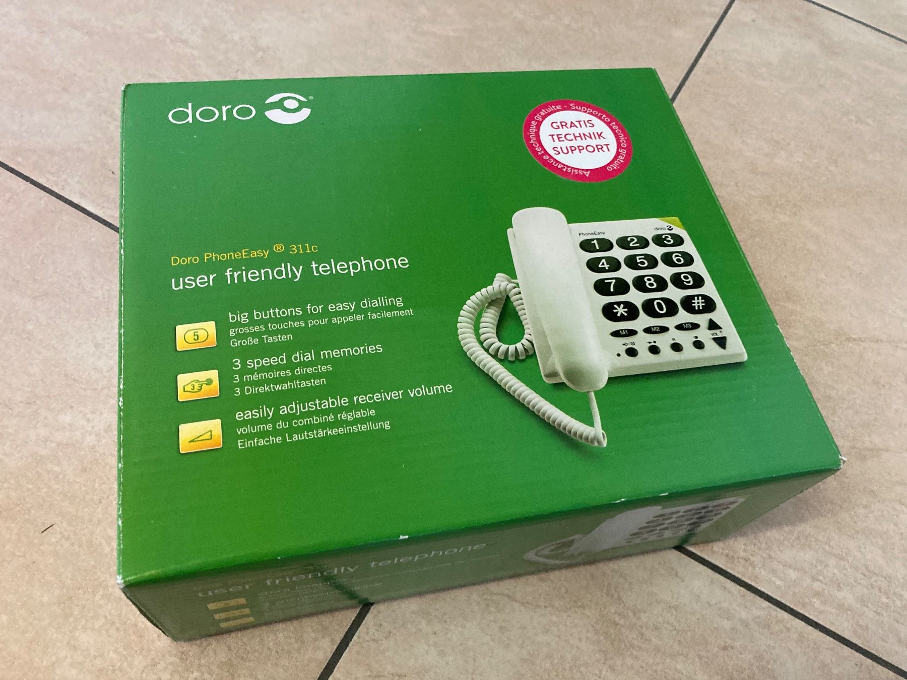 Doro Telefone: Doro PhoneEasy 311c – Gebraucht aus Grafenried von Dgr1