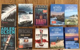 52 Krimi und Thriller Bestseller Konvolut, neuwertig !