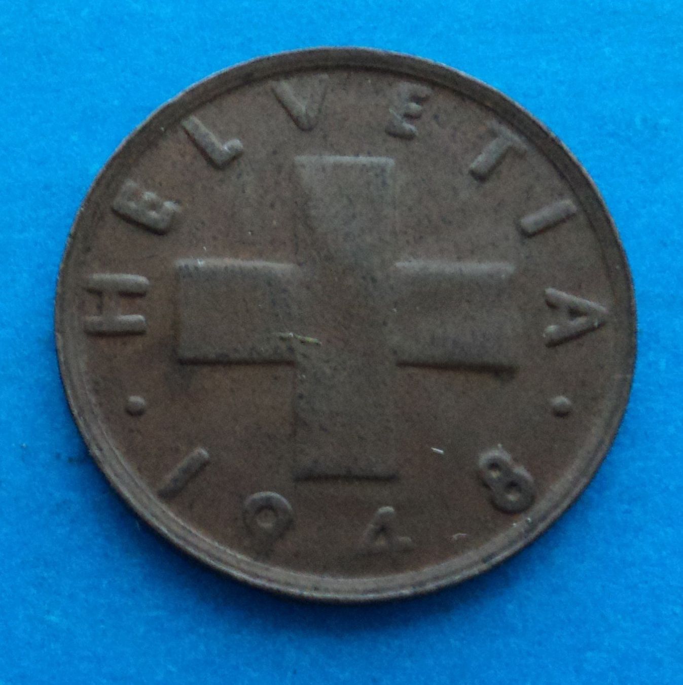 Alle Münzen: Schweiz: 2 Rappen 1948, SS – Gebraucht aus Basel von maripas17 1