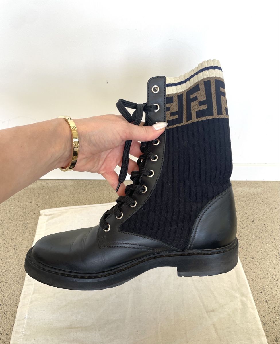 Fendi Scarpe da donna: FENDI Stiefel Rockoko Boots – Usato da Stäfa venduto da Nicole093 7