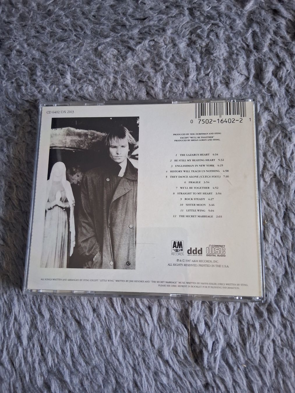 CD: STING     NOTHING LIKE THE SUN     CD – Usato da Wetzikon ZH venduto da Ramones01 1