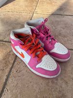 Air Jordan 1 MID "Pinksicle / Safety Oraqnge"