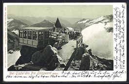 Pontresina, Auf dem Gipel des Piz Langua