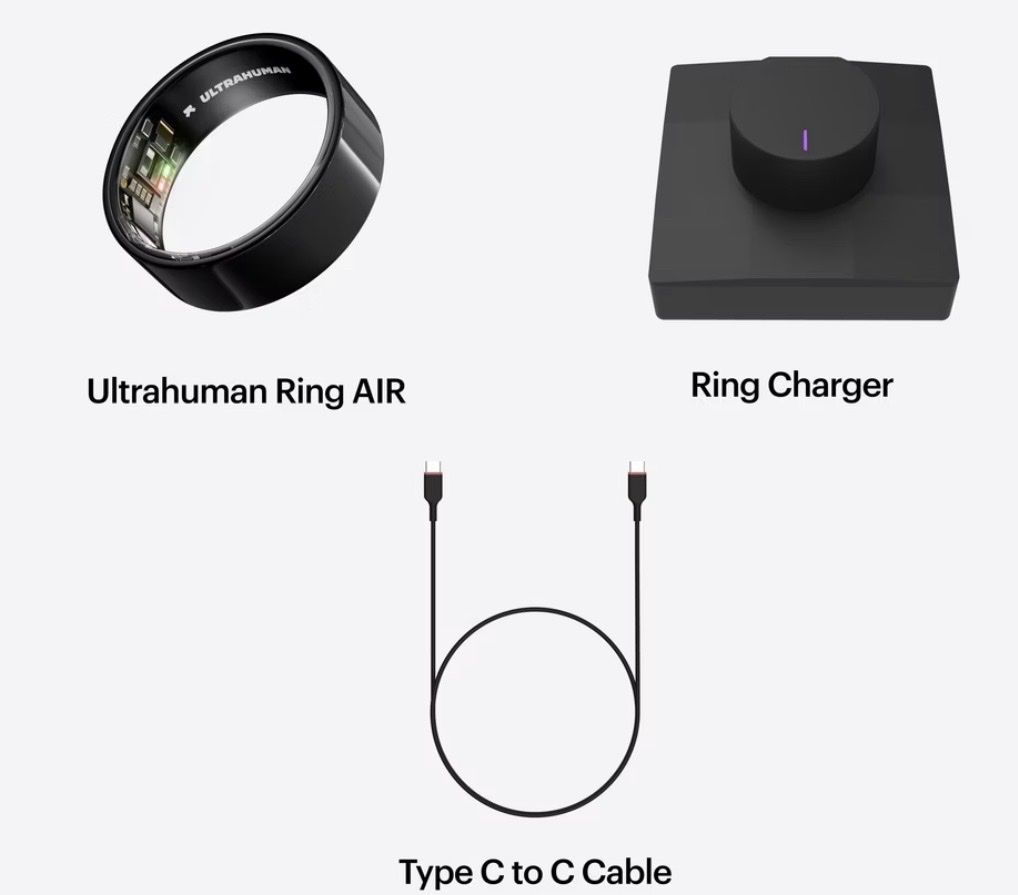 Anelli: Ultrahuman Ring Air Gr.12, Aster Black Smartring – Usato da Widen venduto da Danielxxx 4