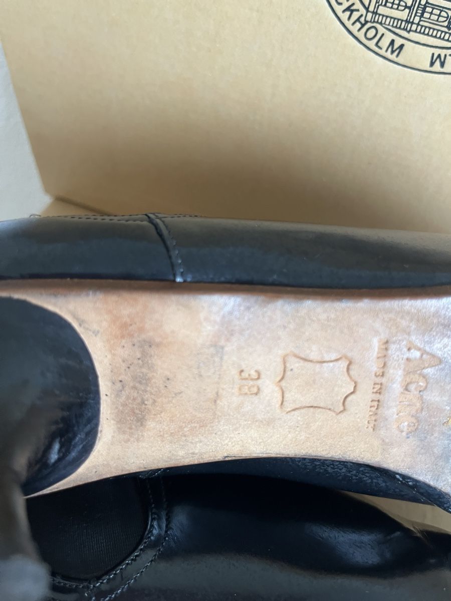 Acne Studios Scarpe da donna: ACNE Studios - Ankleboots - Leder - Gr.38 – Usato da Bern venduto da Leppi2 5
