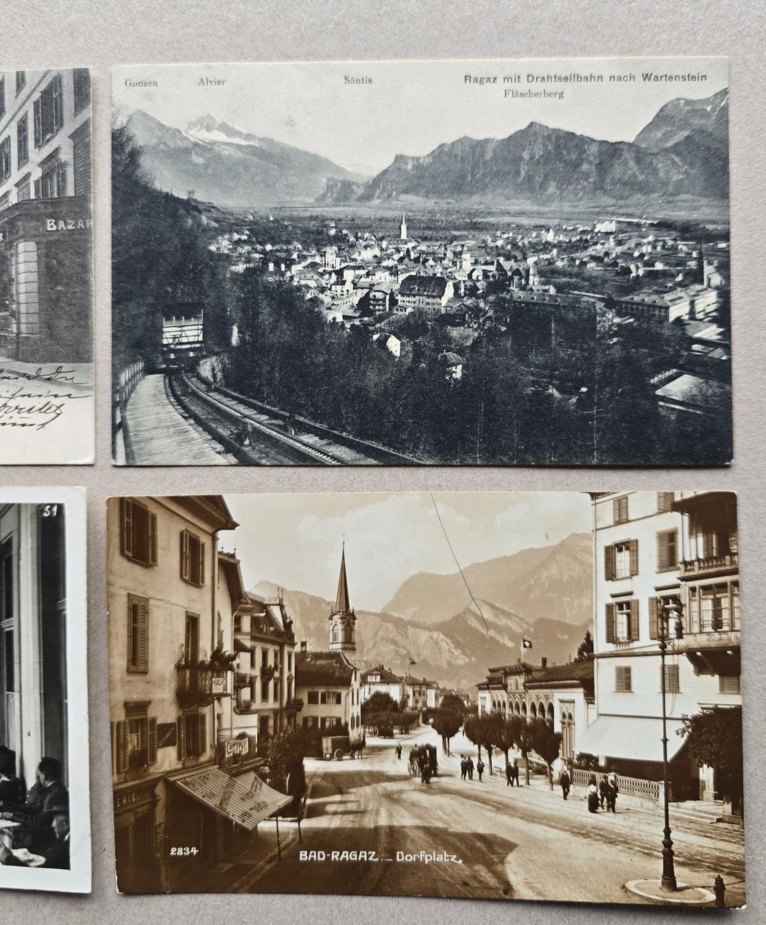 Cartoline postali: Bad Ragaz AK 4 Stk. (1) – Usato da Rheinau venduto da MakalekaAloha 3