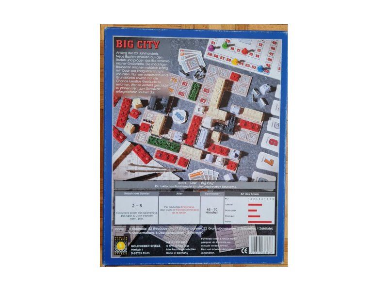 Giochi: Brettspiel "Big City+ – Usato da Zürich venduto da Desmond01 1