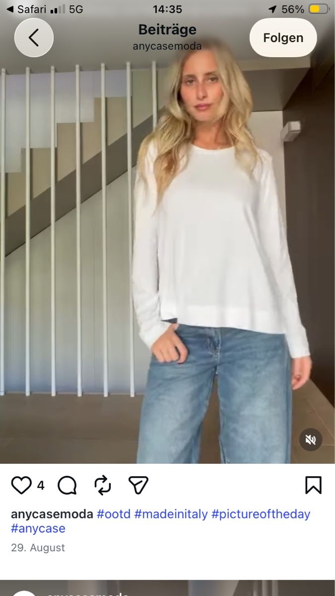Blusen: ANYCASE, It, weisse Bluse Baumwollsatin Gr 36 – Neu (gemäss Beschreibung) aus Stäfa von ummroxana 3