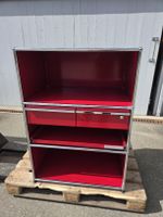 USM Haller Regal in Rot