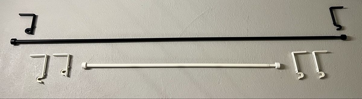 Ikea Altro per la casa: IKEA Vorhangstangen Set, Schwarz und Weiss – Usato da Wohlen AG venduto da JoeGreen_1