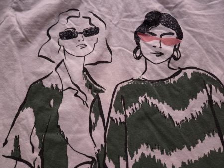T-Shirt, coole Frauen, Baumwolle, XL